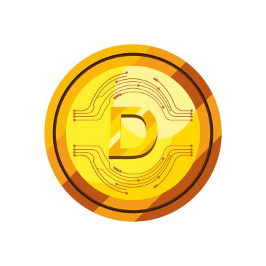 Altın dogecoin tasarımı