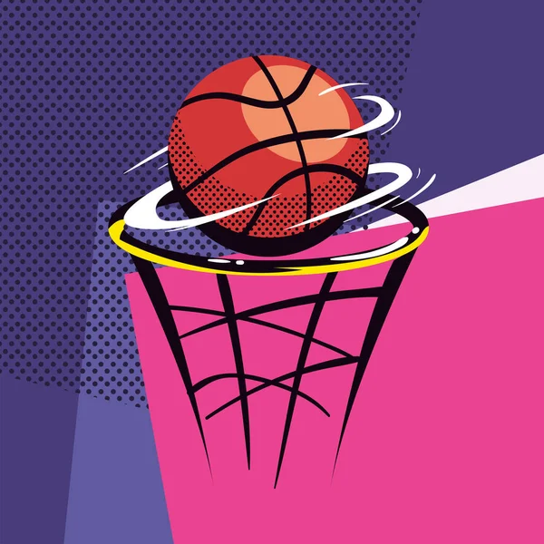 Basketball-Poster — Stockvektor