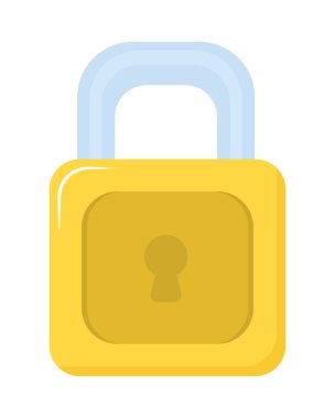 Güvenlik asma kilit simgesi