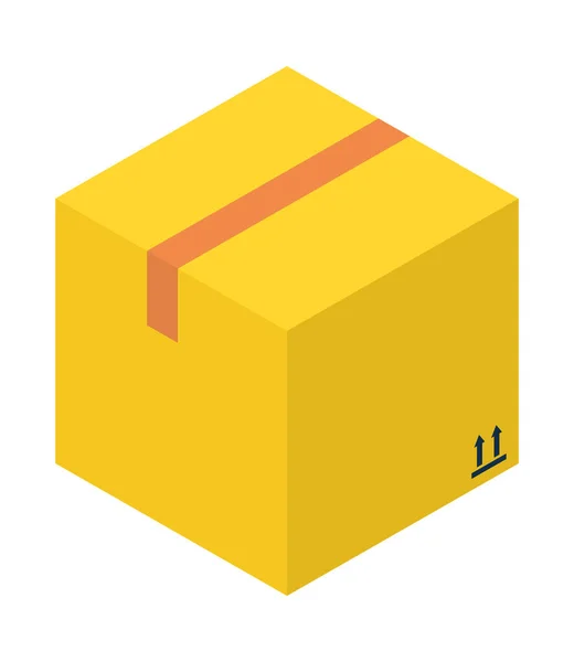 Icono de caja isométrica — Archivo Imágenes Vectoriales