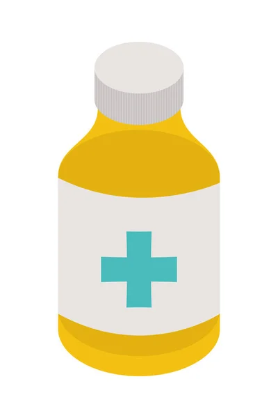 Icône bouteille de médicament — Image vectorielle