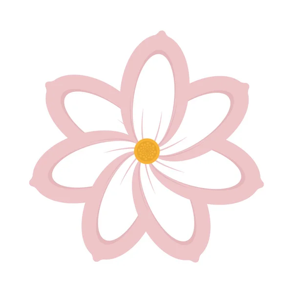 Красивый цветок значок — стоковый вектор
