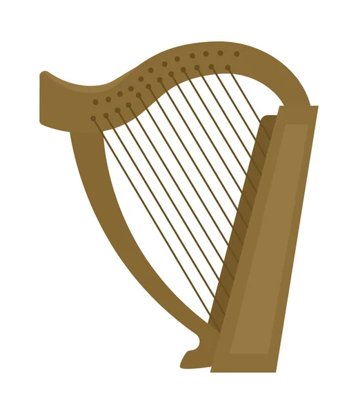 Harp pictogram afbeelding — Stockvector