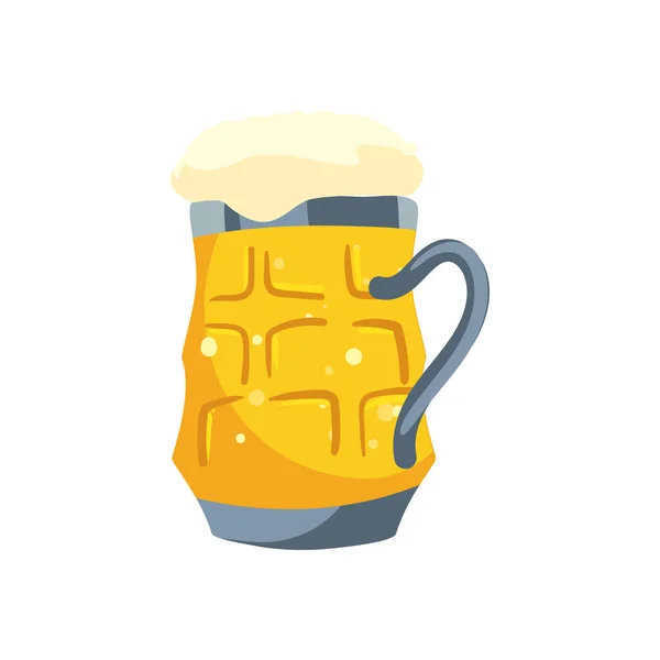 Icona tazza di birra — Vettoriale Stock