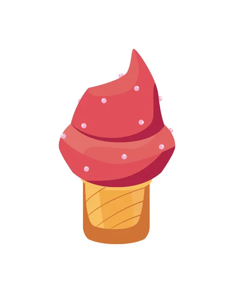 Zmrzlina růžový — Stockový vektor