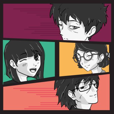 manga çerçeve tasarımı