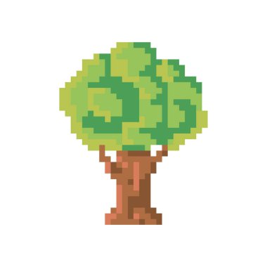 pixelated ağaç tasarımı