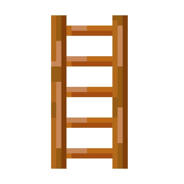 Projeto de escadas pixeladas —  Vetores de Stock