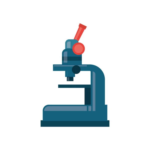 Gray microscope design — Stock Vector