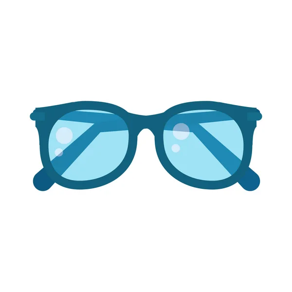 Ilustración gafas azules — Vector de stock