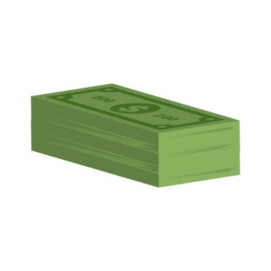 yeşil dolar illüstrasyon