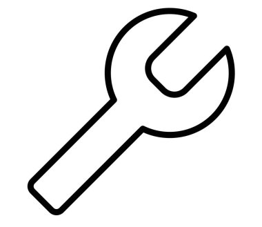 İngiliz anahtarı aracı simge görüntüsü