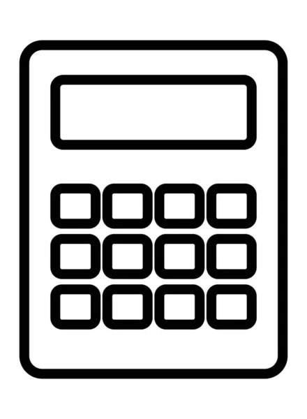 Calculator icon image — Stock Vector