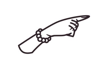 kadın işaret parmağı