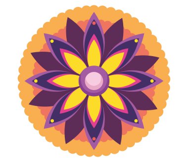 rangoli çiçek simgesi