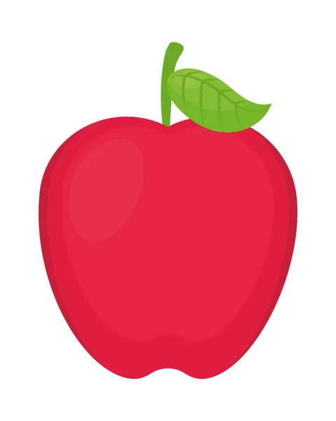 Ikona czerwonego jabłka — Wektor stockowy