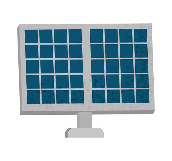 Icono del panel solar — Archivo Imágenes Vectoriales