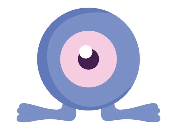 Ögonmonster ikon — Stock vektor