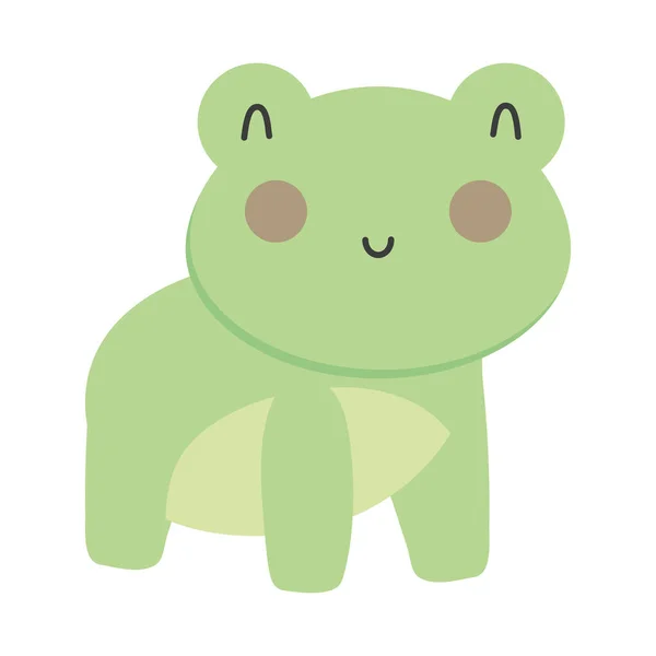 Cute frog icon — Stock Vector