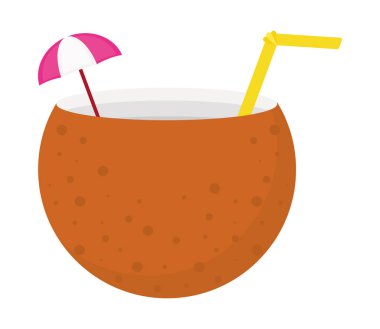 Hindistan cevizi içeceği tasarımı