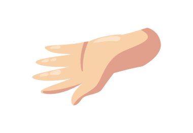 düz insan el tasarımı