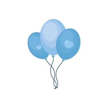 mavi balon tasarımı