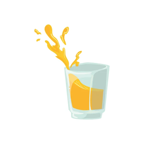 Design de vidro de tequila — Vetor de Stock
