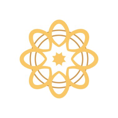 düz altın yıldız süsü