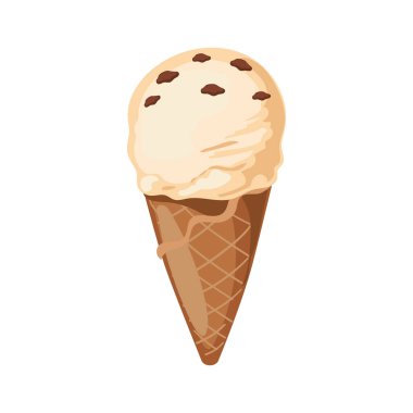 Kurabiye ve dondurma.