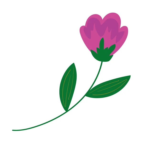 Ilustración flor rosa — Vector de stock