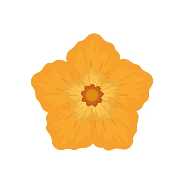 Yellow flower design — Stock Vector