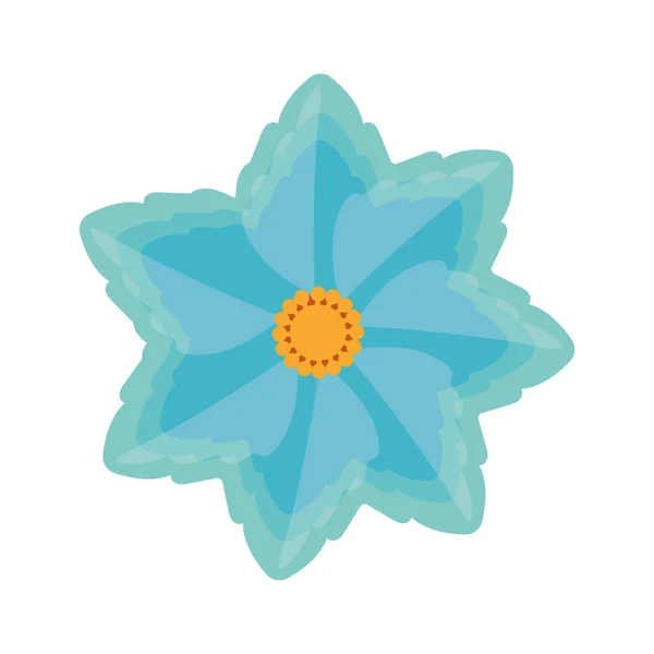 Голубой цветок — стоковый вектор