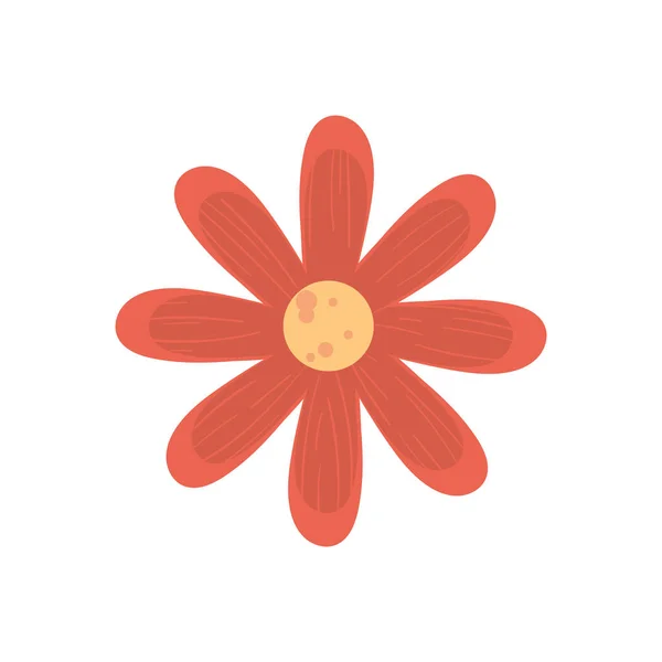 Kwiat pomarańczowy projekt — Wektor stockowy
