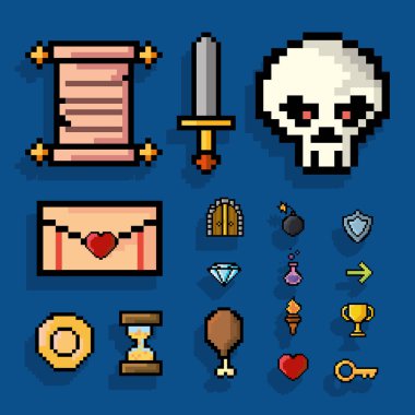 17 pikselli sanat öğesi