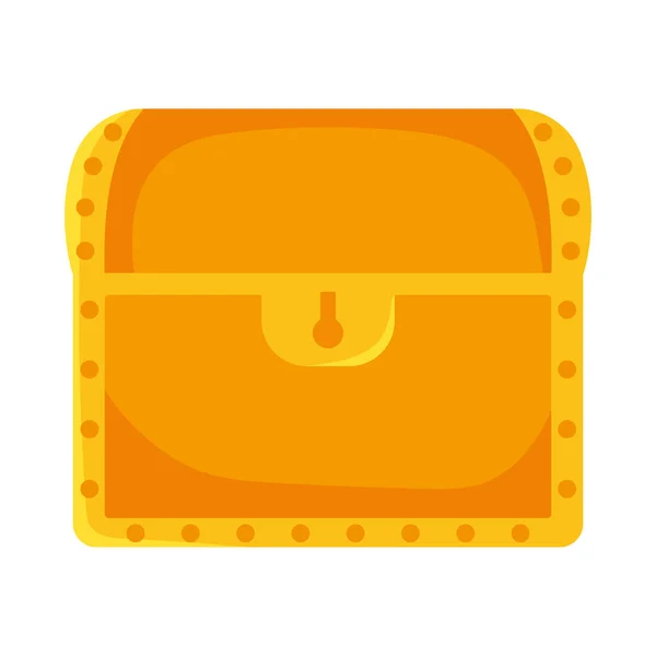 Icono del pecho dorado — Vector de stock
