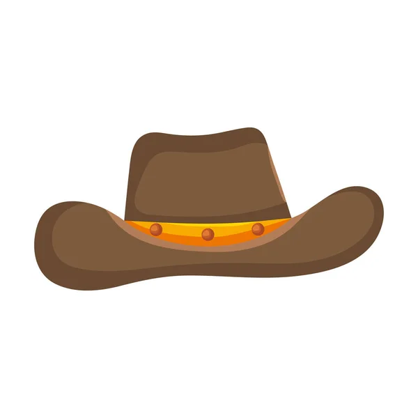 Ícone chapéu de vaqueiro — Vetor de Stock