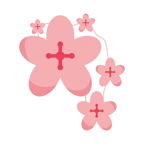 Cherry blossom flowers — Stock Vector