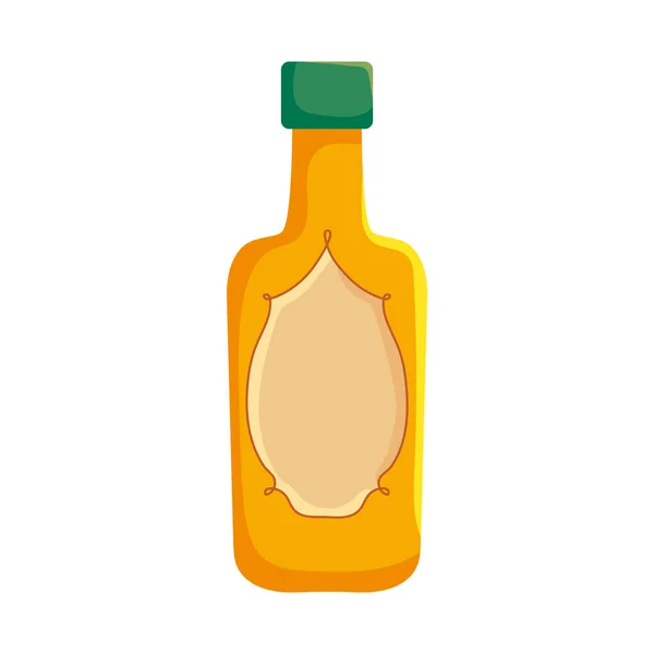 Pikante Sauce Flasche — Stockvektor