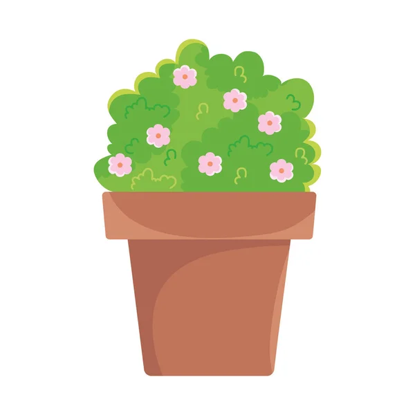 Icône de buisson floral — Image vectorielle