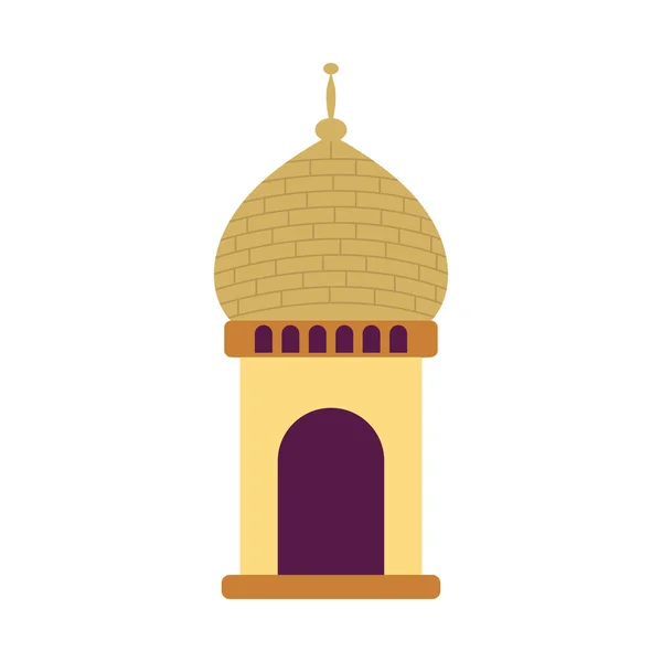 Mezquita cúpula icono — Vector de stock