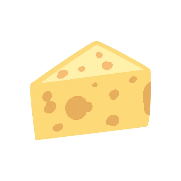 チーズスライスのデザイン — ストックベクタ