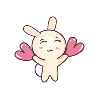 Sevimli tavşan tasarımı