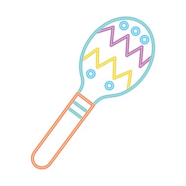 renkli maraca simgesi