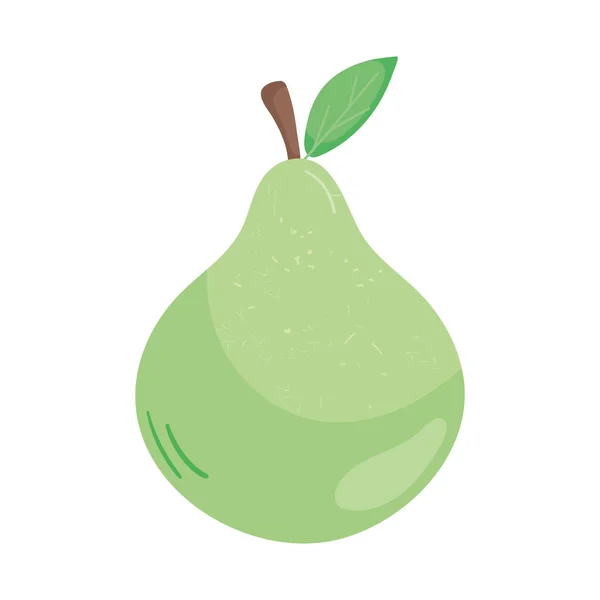 Icono de fruta de pera — Vector de stock