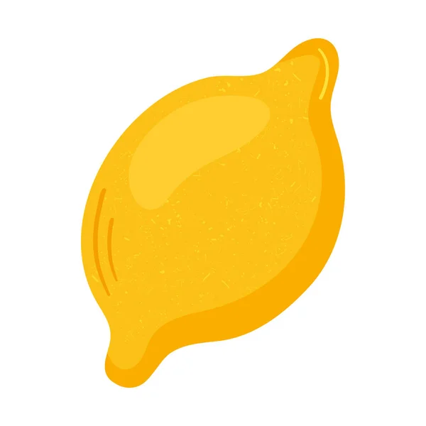 Εικονίδιο κίτρινο λεμόνι — Διανυσματικό Αρχείο