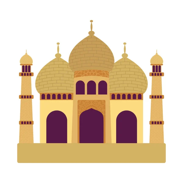 Икона исламистской мечети — стоковый вектор
