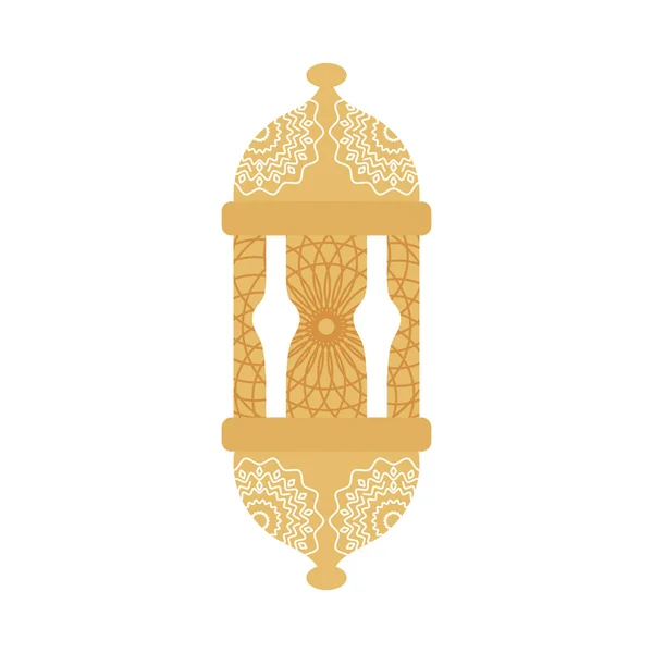 Ícone da lanterna islâmica — Vetor de Stock