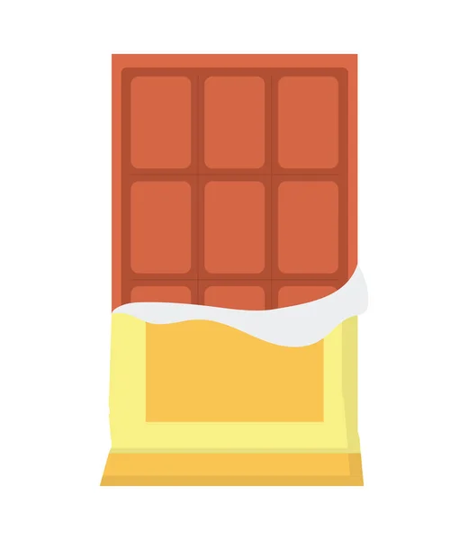 Icône de barre de chocolat — Image vectorielle