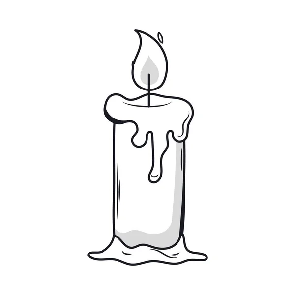 Candelabro icono — Vector de stock