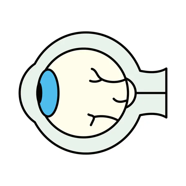Icono del órgano ocular — Vector de stock